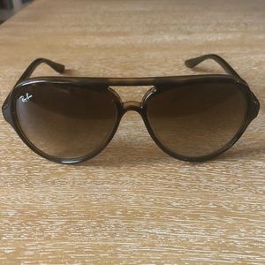 Ray-Ban Cats 5000 Aviator Sunglasses Tortoise